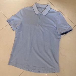 Lululemon Tech Pique Polo Light Blue Size M